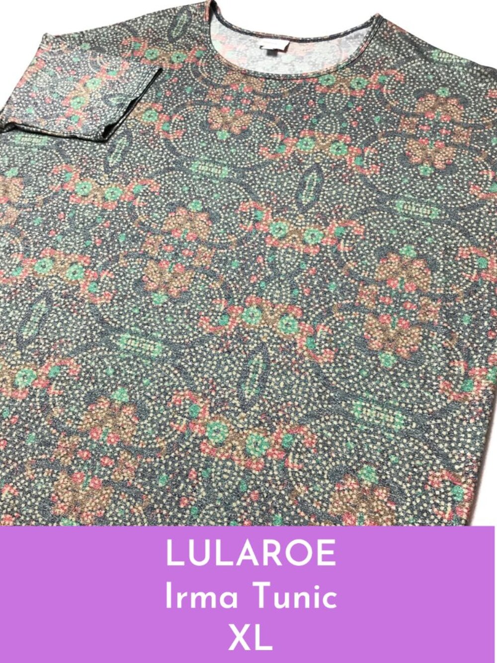 NWT XL Intricate Feminine Print Irma Lularoe